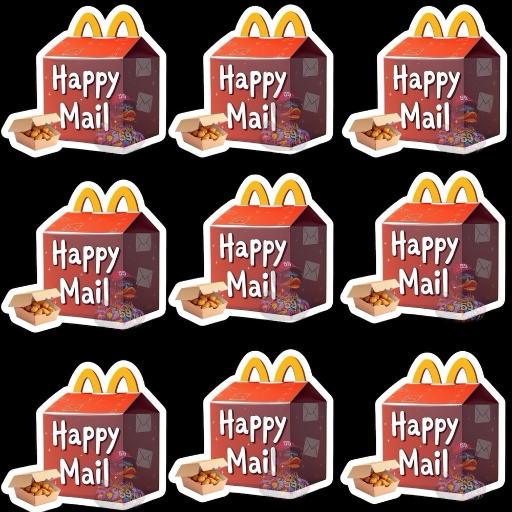 40 Fun Shipping Happy Mail Sticker Pack!